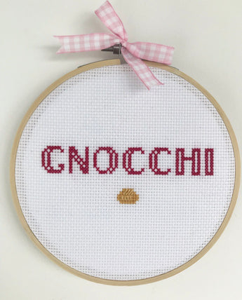 Cross Stitch: Gnocchi!